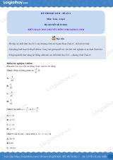 Đề thi học kì 2 Toán 6 - Đề số 11 - Kết nối tri thức